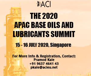 The 2020 APAC Base Oils and Lubricants Summit